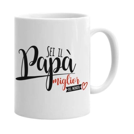 Idee regalo per papà: Tazza simpatica (Miglior Padre del Mondo), regalo perfetto per compleanno, Natale, festa del papà.