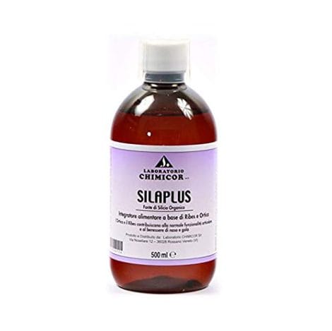 SILAPLUS – Integratore per Capelli, Immunità e Dolori alle Ossa – Silicio Organico per Donne e Uomini – Bevanda 500 ml – Prodotto Italiano