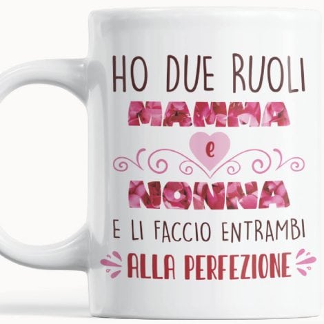 Tazza Festeggiamenti per Mamma – Tazza per Mamma e Nonna – Brevi Frasi Divertenti – Regali Originali per Mamma – Compleanno Speciale – La migliore mamma e nonna al mondo