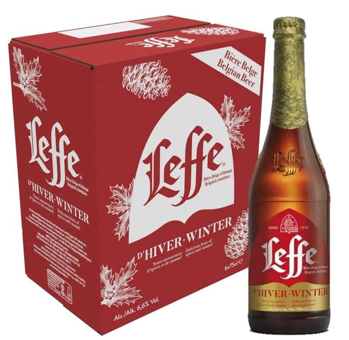 Leffe Winter, Birra Bottiglia - Pacco da 6x75cl