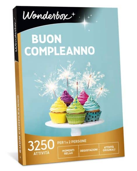 Wonderbox – Regalo Compleanno – 3250 attività – Regalo Donna/Uomo – per 1 o 2 Persone.