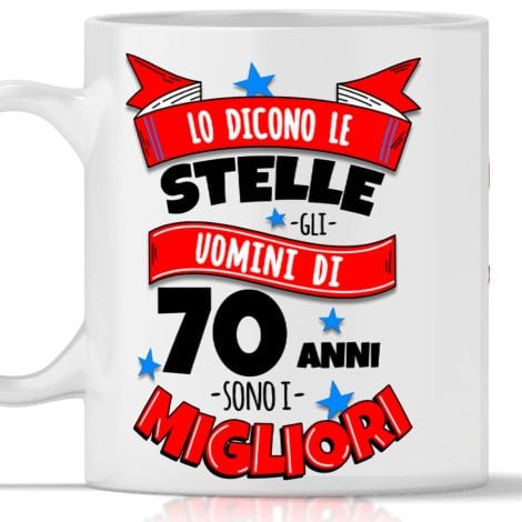 Tazza regalo compleanno 70 anni uomo, divertente gadget per lui che è nato nel 1953.