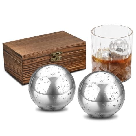 Set di pietre per whisky EooCoo, perfetto come regalo per uomo a Natale, papà, accessori cocktail.