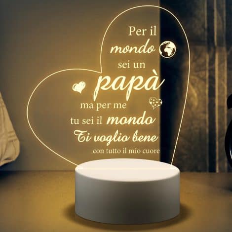 Lampada Acrilica Blumuze: il Regalo Perfetto per il Papà, Idee per il Compleanno o la Festa del Papà