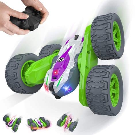 Macchina telecomandata per bambini, giochino RC acrobatico 4×4 con rotazione a 360°, regalo di compleanno.