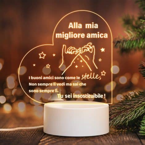 HooJtny – Luce notturna LED: un regalo speciale per compleanni, Natale, amicizie, ringraziamenti e momenti con gli amici.