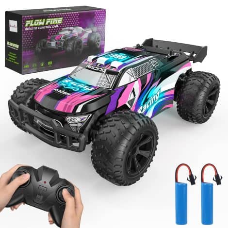 Auto telecomandata Kizeefun, divertente auto RC per bambini, con acrobazie a 360°, 2.4GHz, regalo perfetto per ragazzi e ragazze.