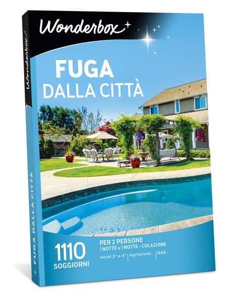 Wonderbox – Scappata romantica dalla città – viaggio regalo per due valido 3 anni e 3 mesi | Regalo ideale per lui e per lei | Cofanetto regalo coppia.